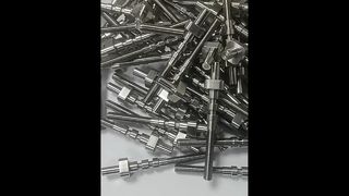 Peças sobressalentes de rosca de eixo longo para fresamento CNC de aço inoxidável 304