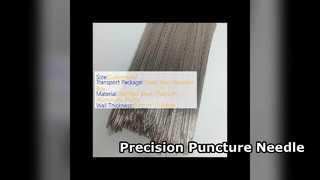 Tusukan Presisi Jarum Kapiler Baja