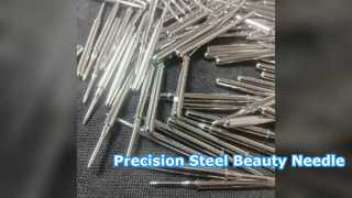 Pemolesan Presisi Jarum Kecantikan Baja 316L