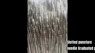 Slotted puncture needle
